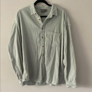 Corduroy Button-Up Shirt